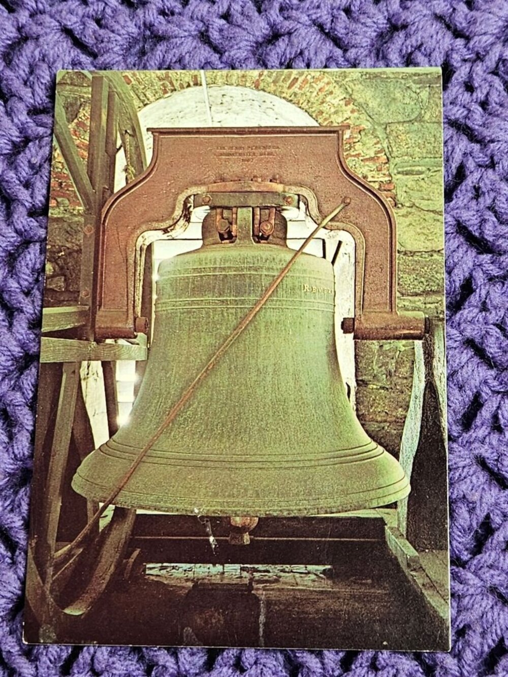 King's Chapel Boston Mass. Bell Postcard
